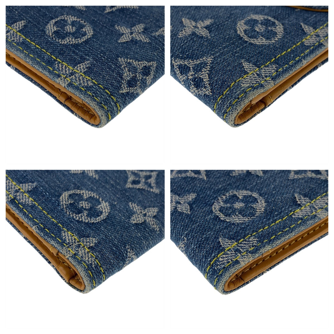 Louis Vuitton Denim Amelia Long Wallet M95511