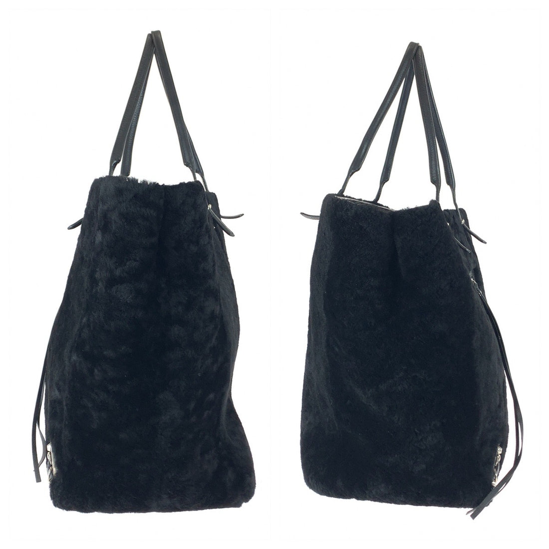 Balenciaga Sheepskin Leather Paper Tote Bag