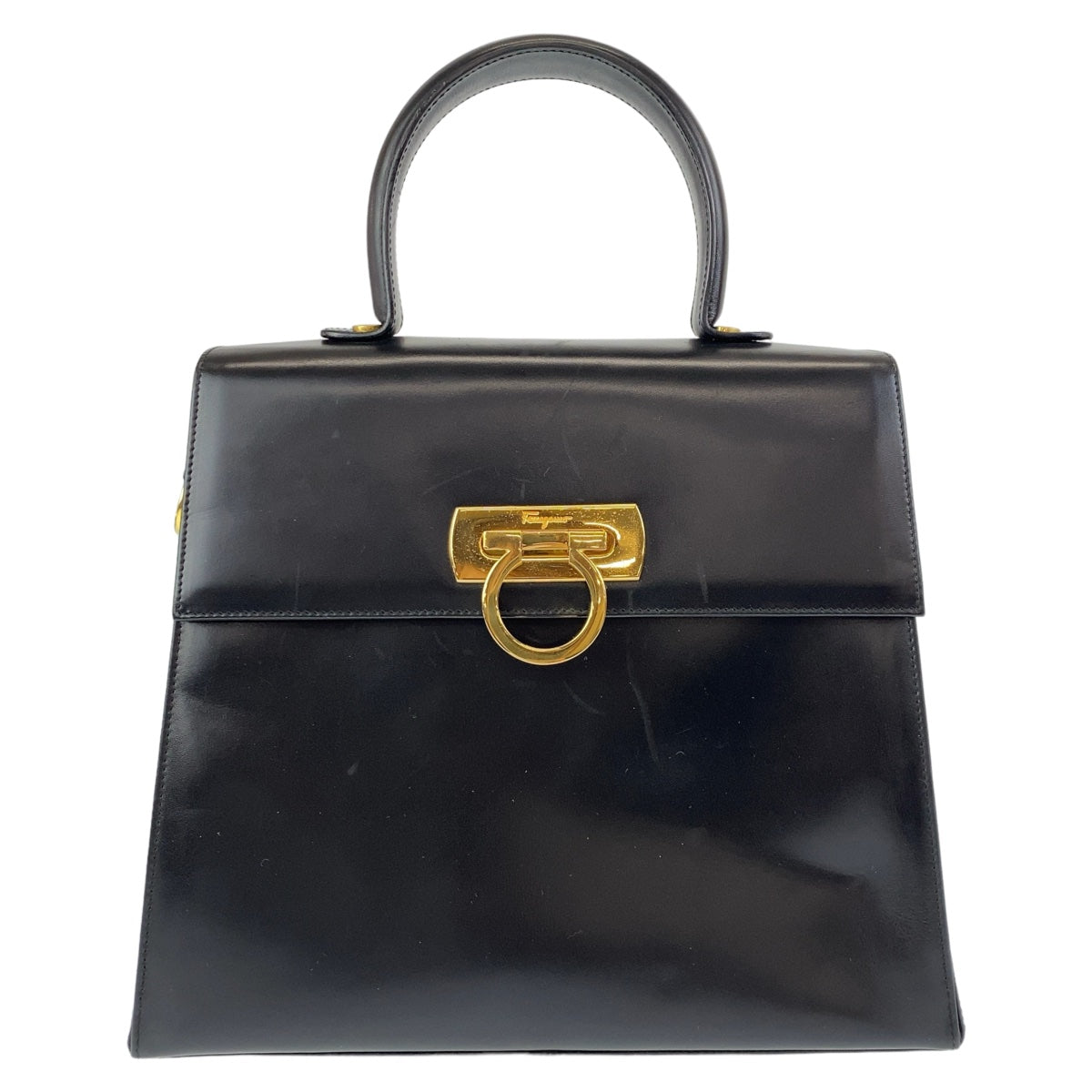 Salvatore Ferragamo Leather Gancini Handbag