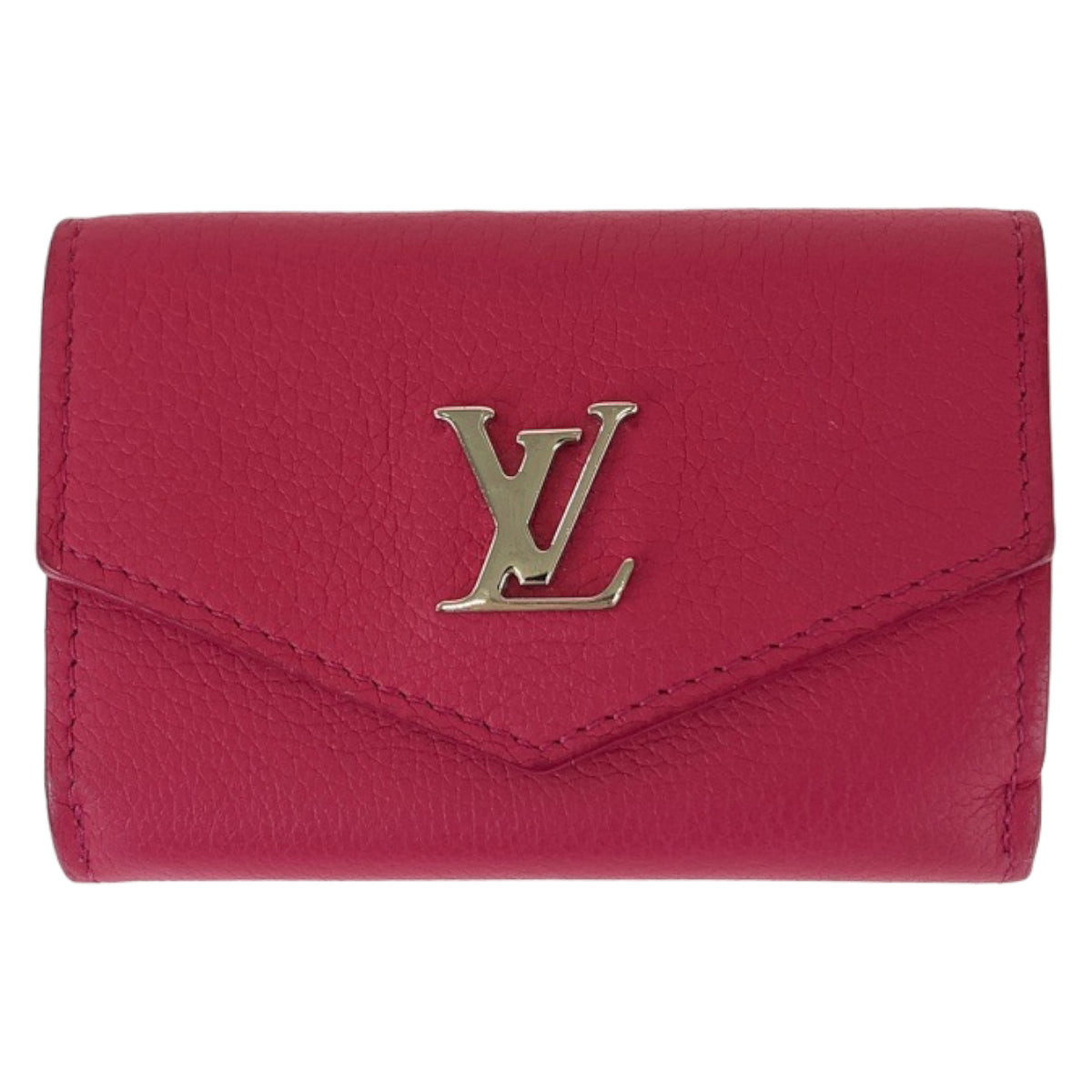 Louis Vuitton Leather Portefeuille Lockmini Wallet M67858 in Great Condition