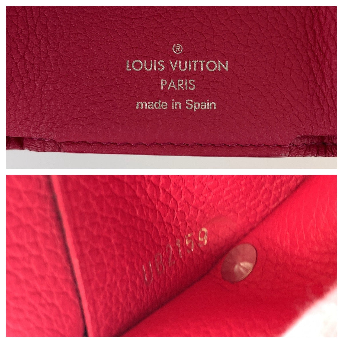 Louis Vuitton Leather Portefeuille Lockmini Wallet M67858 in Great Condition