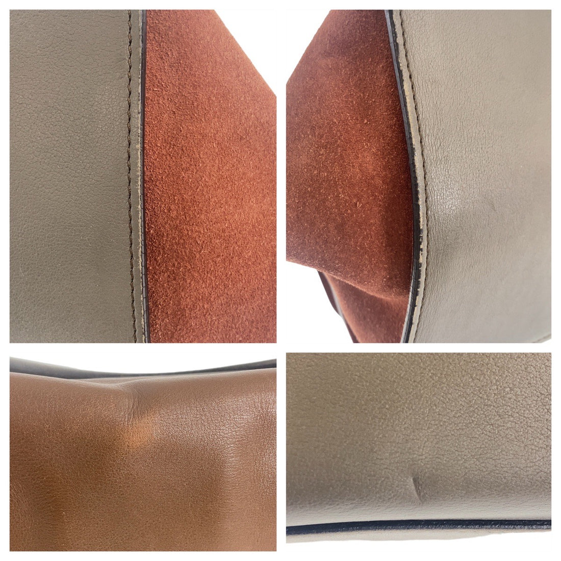 Celine Trapeze Leather Suede Handbag