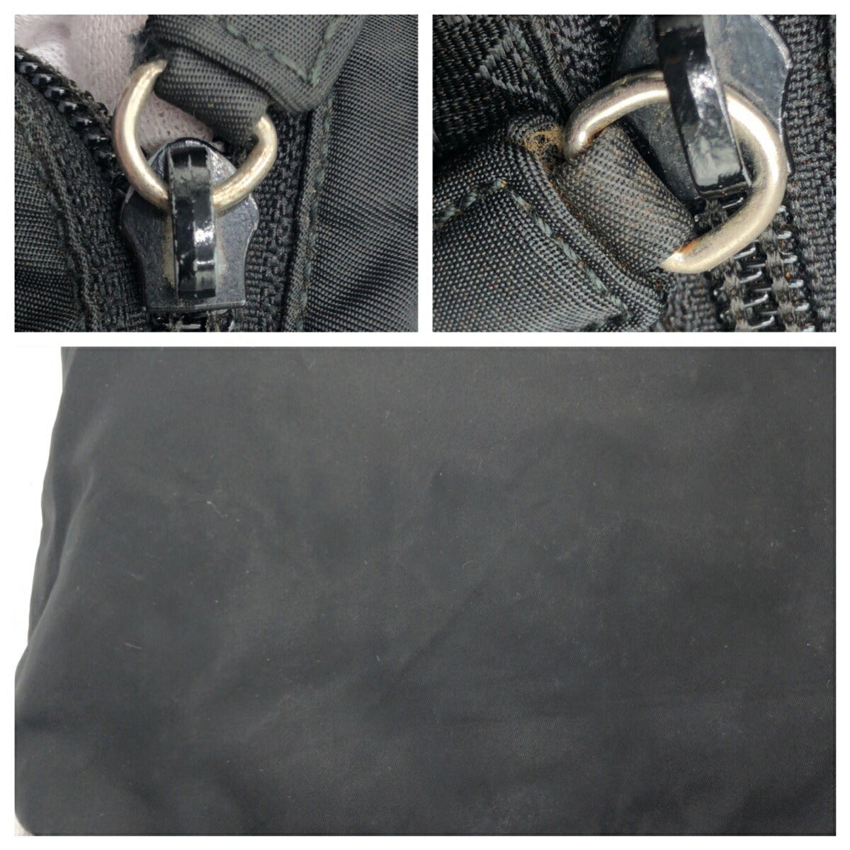 Prada Nylon Tessuto Triangle Logo Shoulder Bag