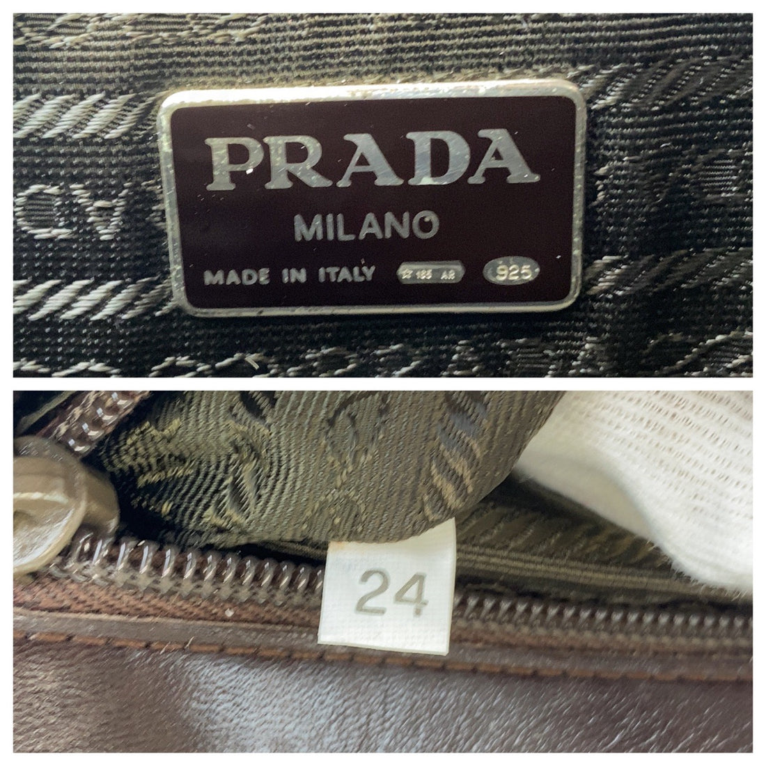 Prada Vintage Leather Chain Shoulder Bag