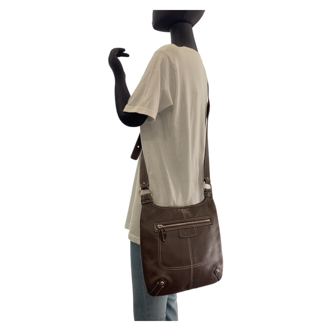 Coach Leather Shoulder Messenger Bag