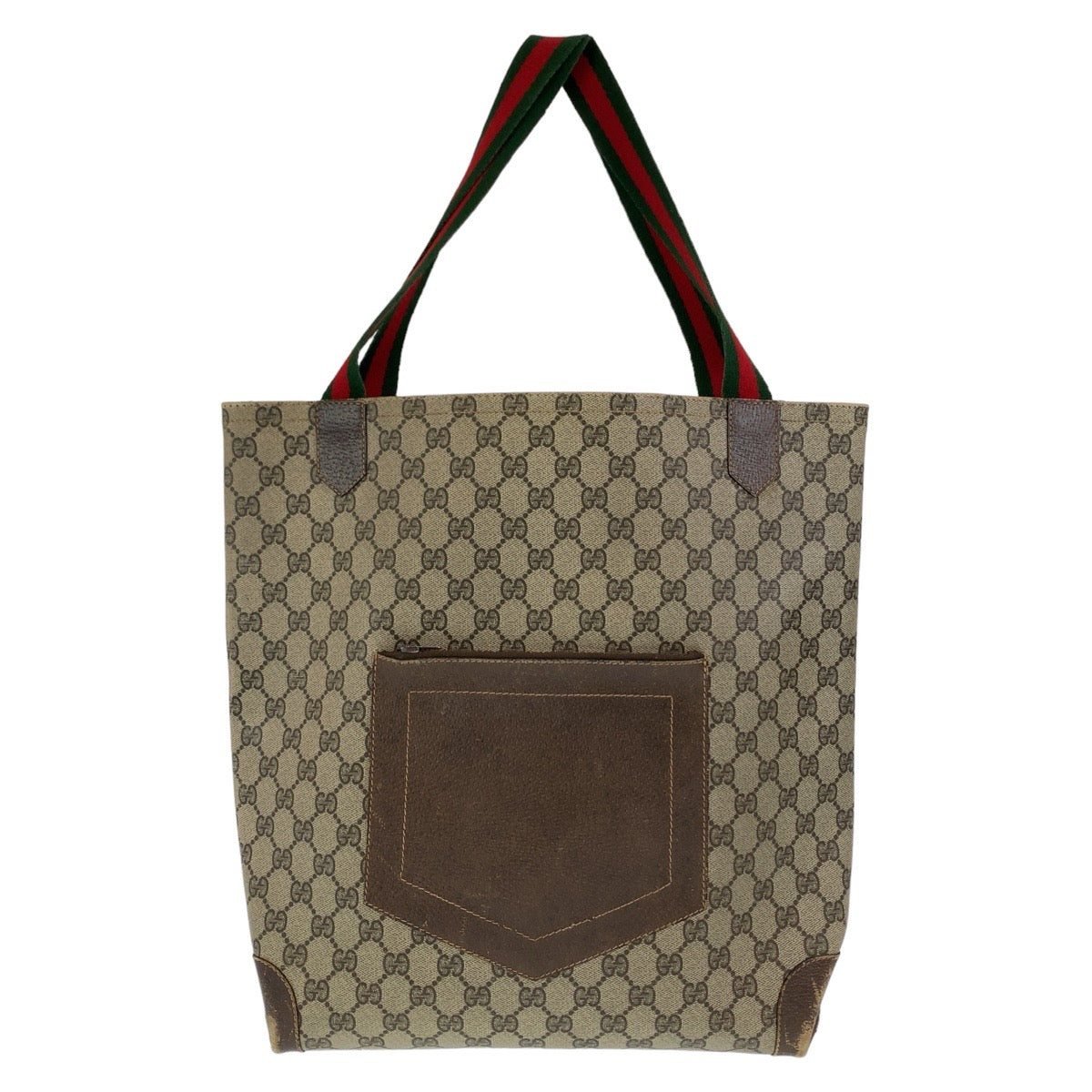 Gucci Vintage GG Supreme Canvas Tote Shoulder Bag 407514 in Very Good Condition