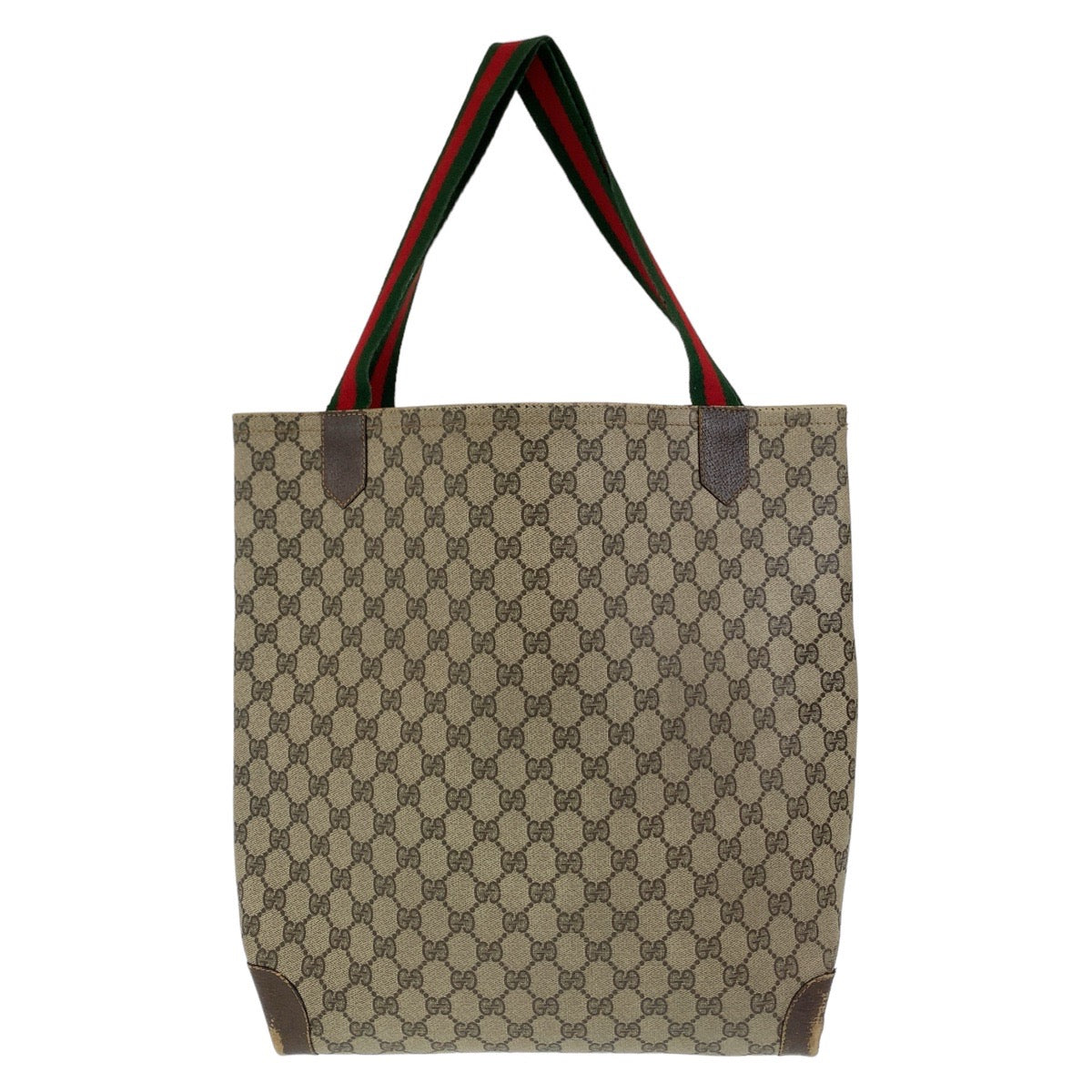 Gucci Vintage GG Supreme Canvas Tote Shoulder Bag 407514 in Very Good Condition