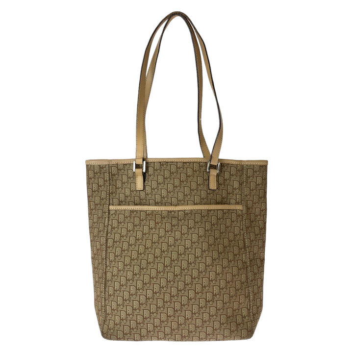 Dior Trotter Canvas/Leather Tote Bag