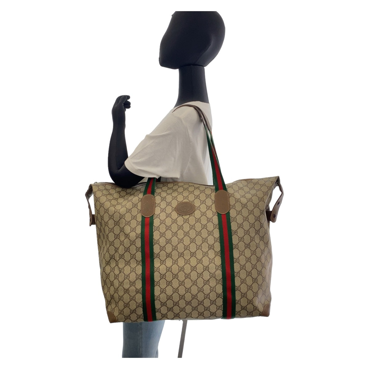 Gucci GG Supreme Canvas Tote Bag in Very Good Condition