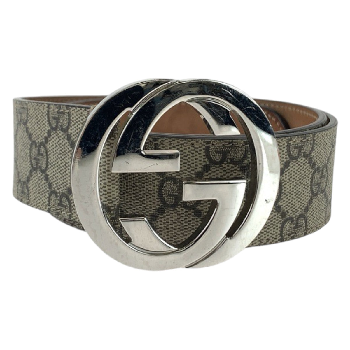 Gucci Interlocking GG Supreme Canvas Belt