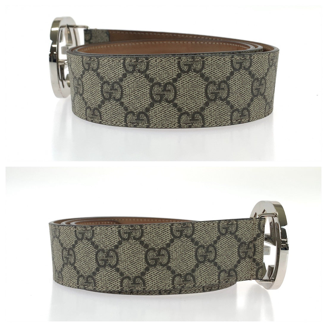 Gucci Interlocking GG Supreme Canvas Belt