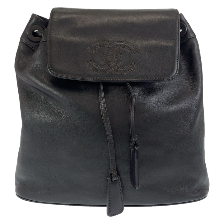 Chanel Leather Coco Mark Backpack