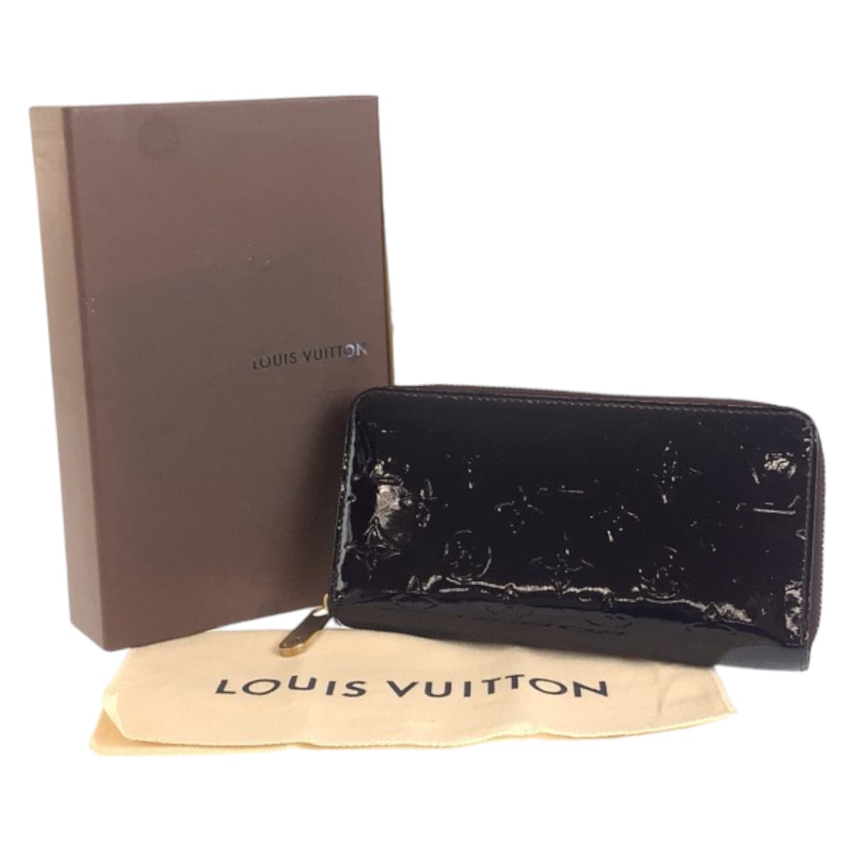 Louis Vuitton Vernis Zippy Wallet Amarante