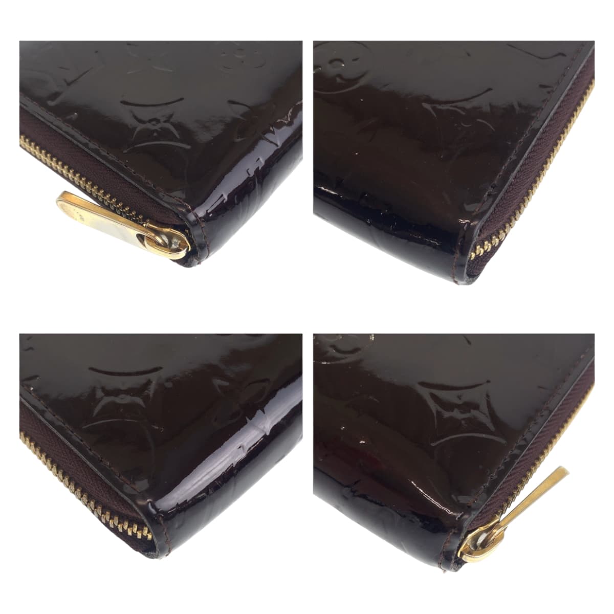 Louis Vuitton Vernis Zippy Wallet Amarante