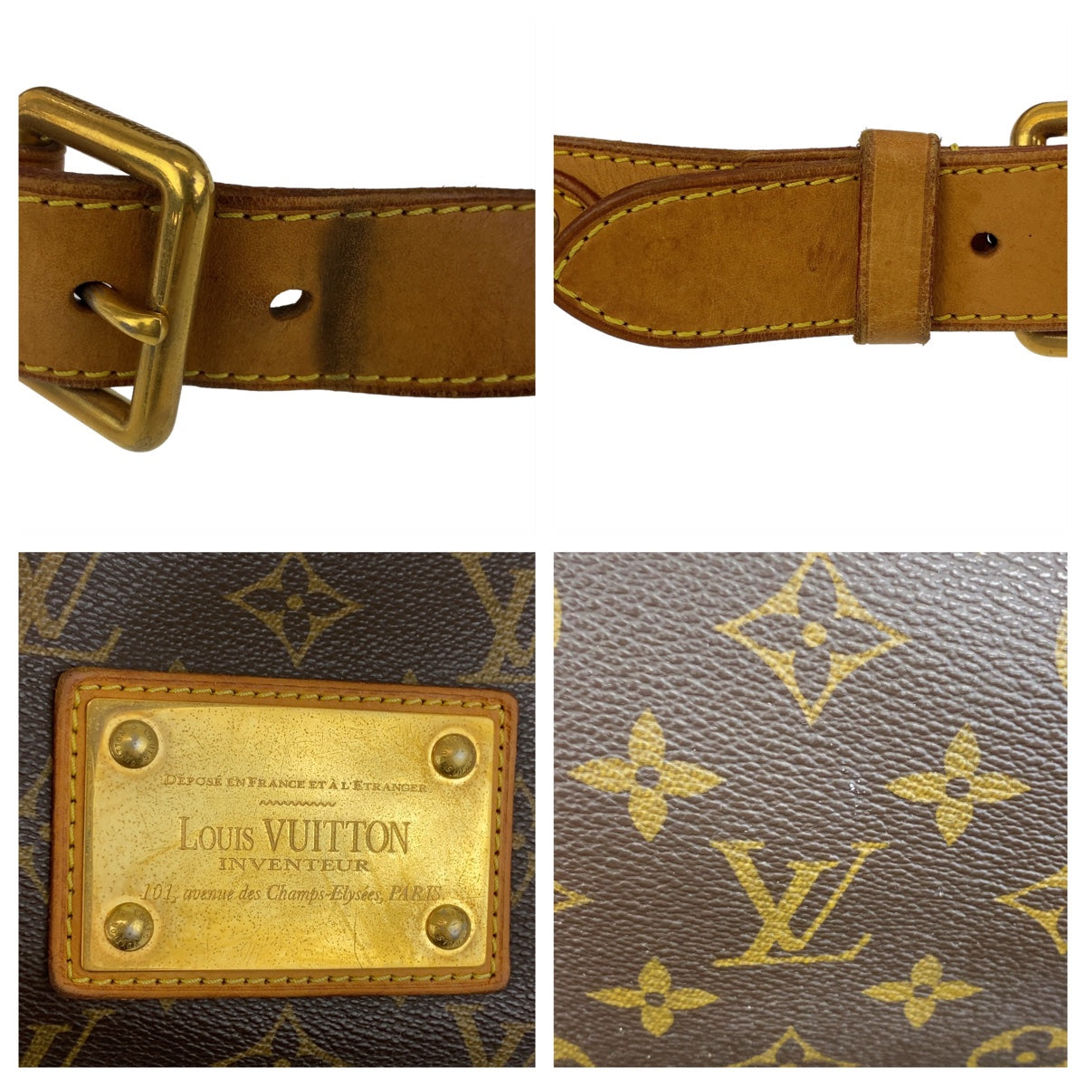 Louis Vuitton Monogram Thames PM Shoulder Bag M56384 in Very Good Condition