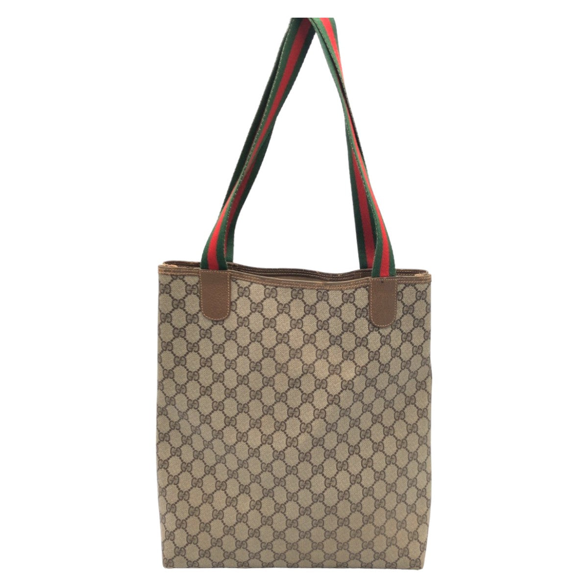 Gucci Vintage Sherry Line GG Pattern Tote Shoulder Bag in Very Good Condition