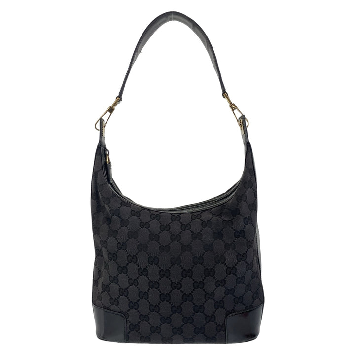 Gucci GG Canvas Black Shoulder Bag