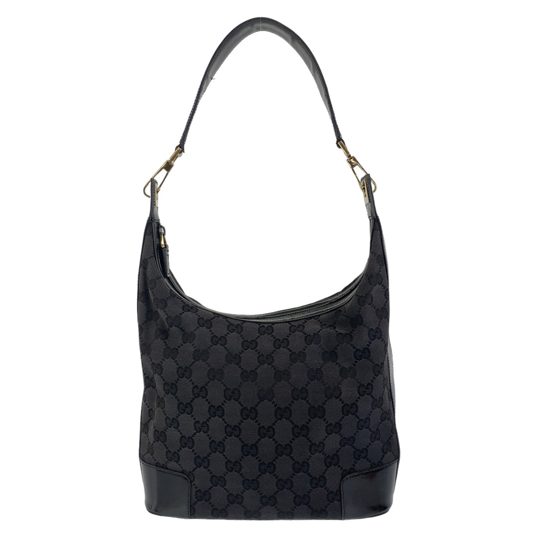 Gucci GG Canvas Black Shoulder Bag