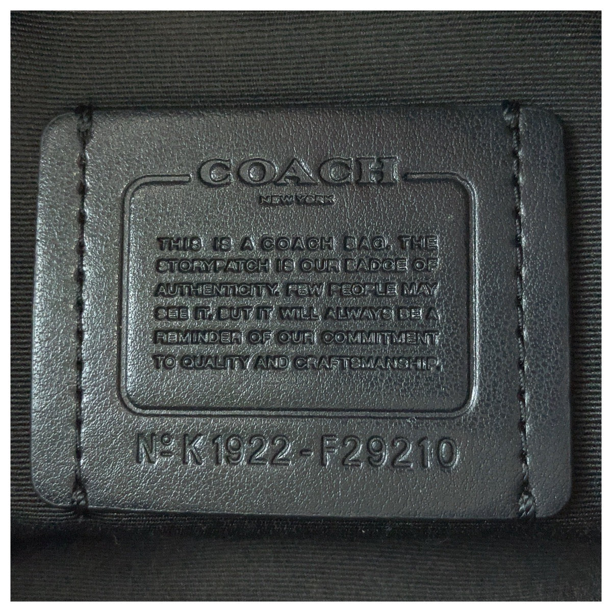 Coach Signature PVC/Leather Shoulder Bag in Very Good Condition