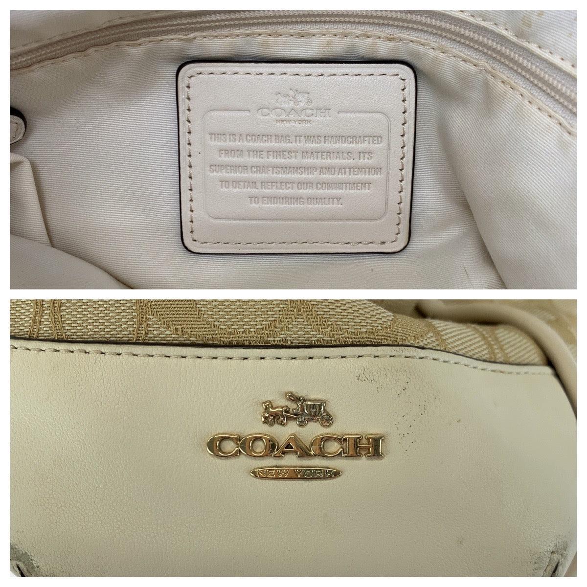 Coach Signature Canvas Handbag F36424