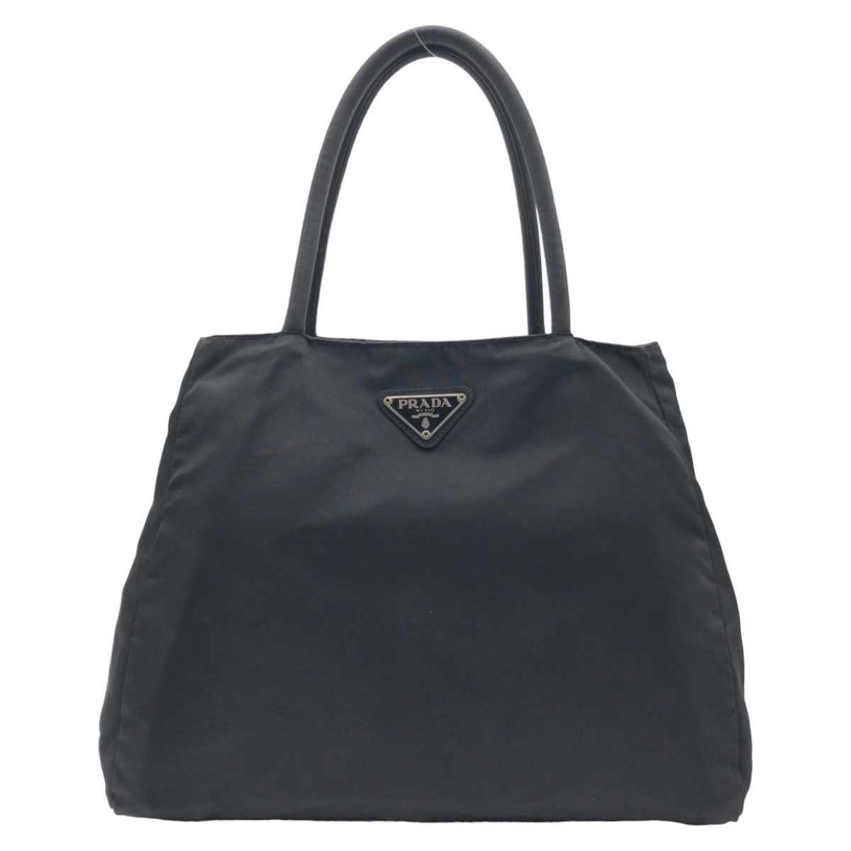 Prada Nylon Tessuto Triangle Logo Tote Bag