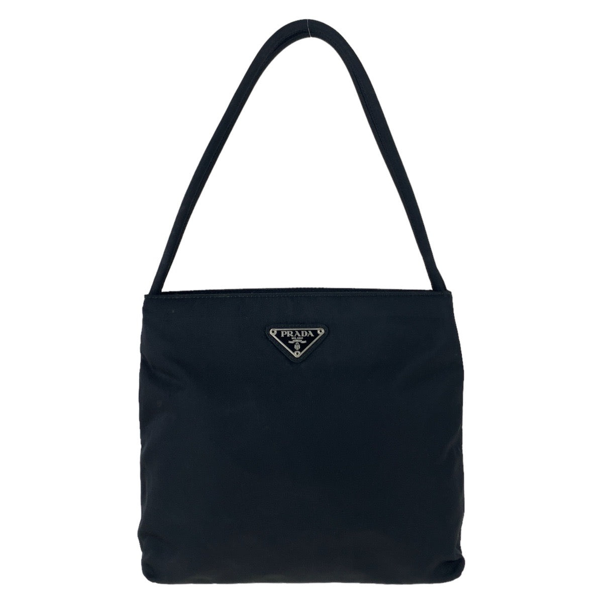 Prada Nylon Tessuto Triangle Logo Tote Bag