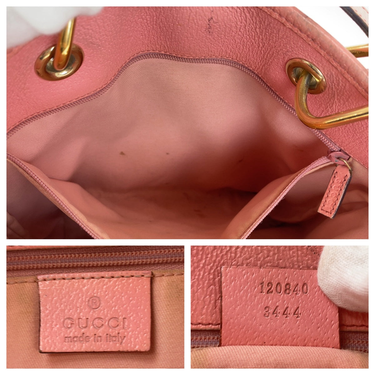 Gucci GG Canvas Tote Bag Beige Brown