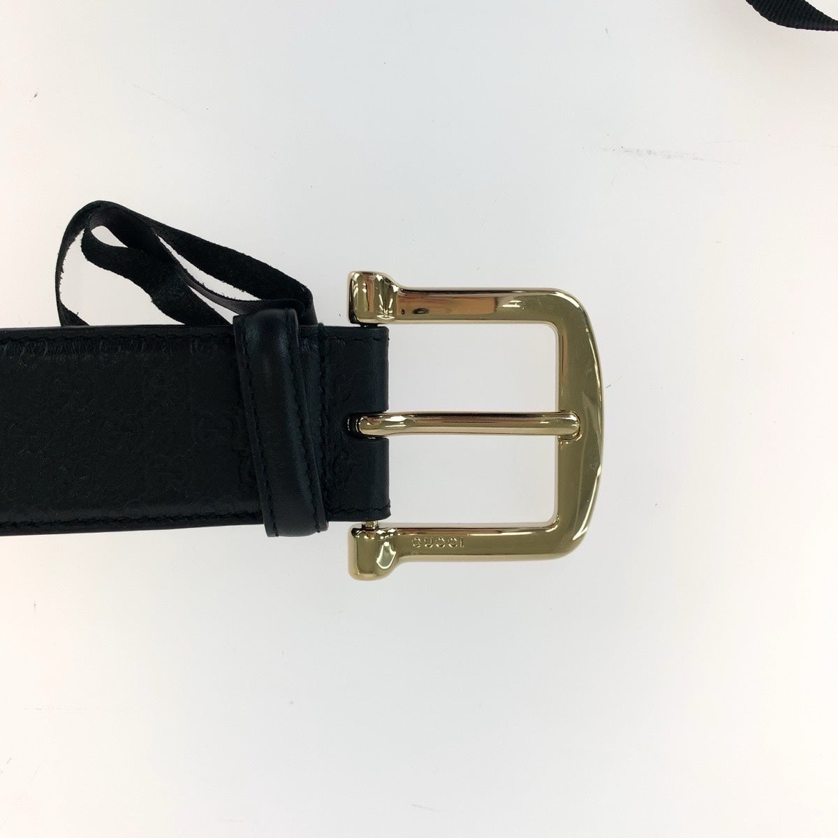 Gucci Leather Microguccissima Belt 32 in Very Good Condition