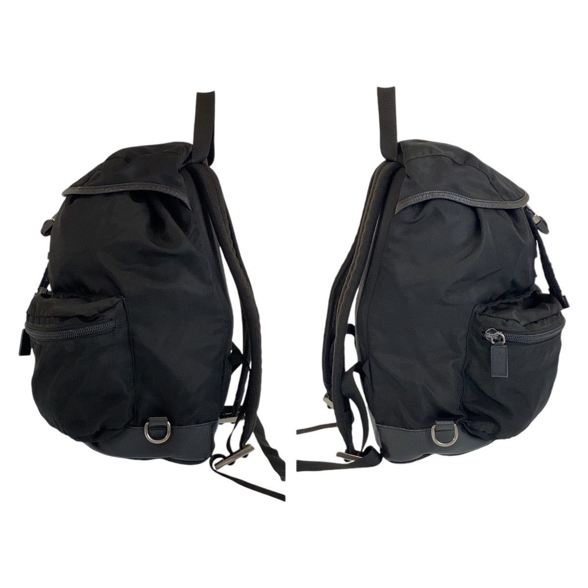 Prada Nylon Tessuto Logo Backpack