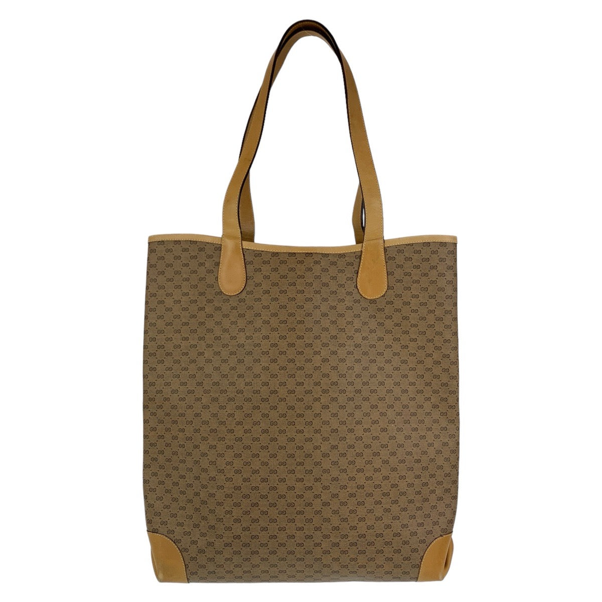 Gucci Micro GG Supreme Canvas Leather Tote