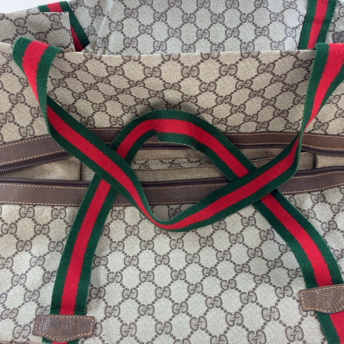 Gucci Vintage GG Supreme Canvas Boston Bag 407704 in Great Condition