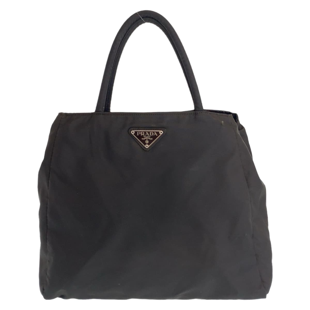 Prada Nylon Tessuto Triangle Logo Tote Bag 407708 in Good Condition