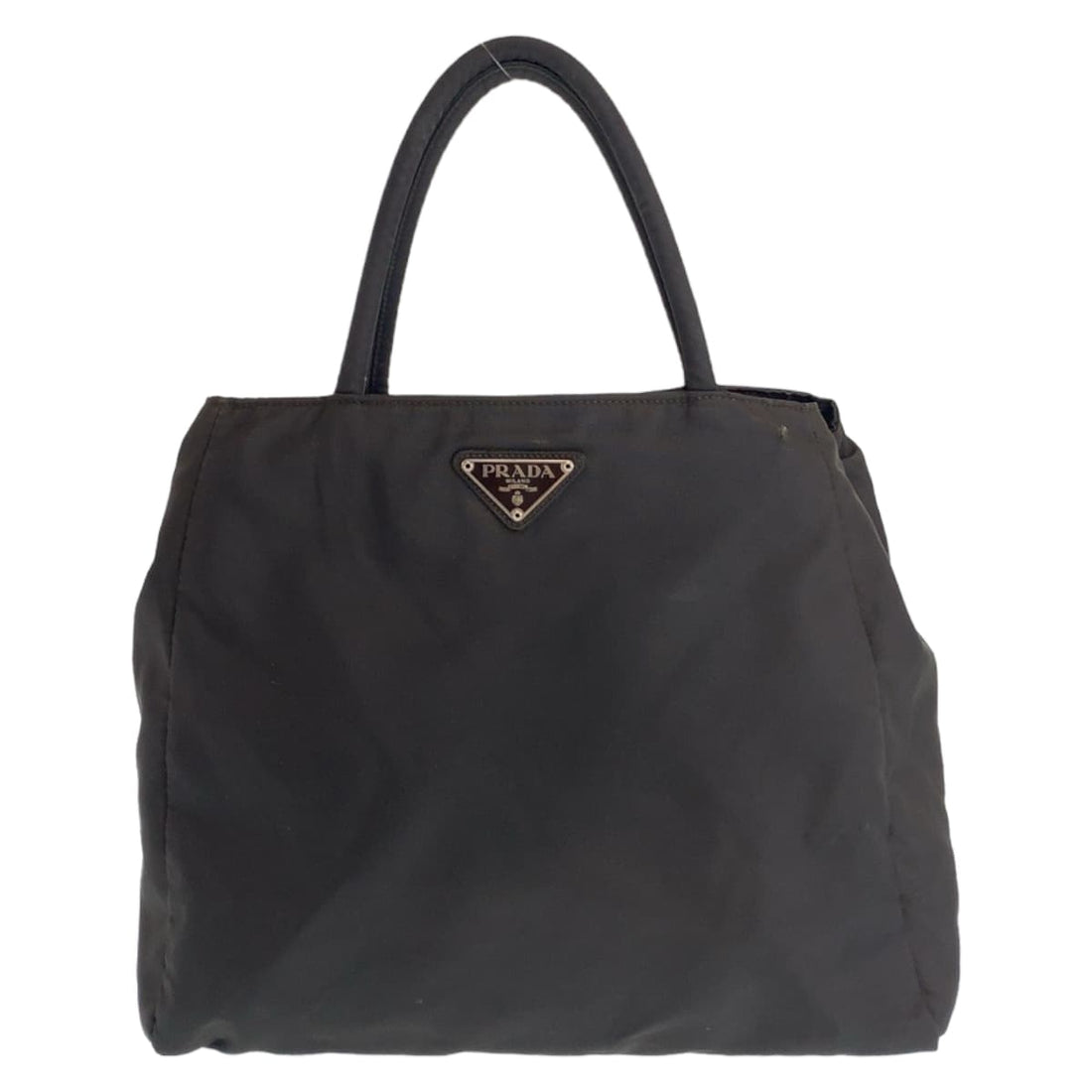 Prada Nylon Tessuto Triangle Logo Tote