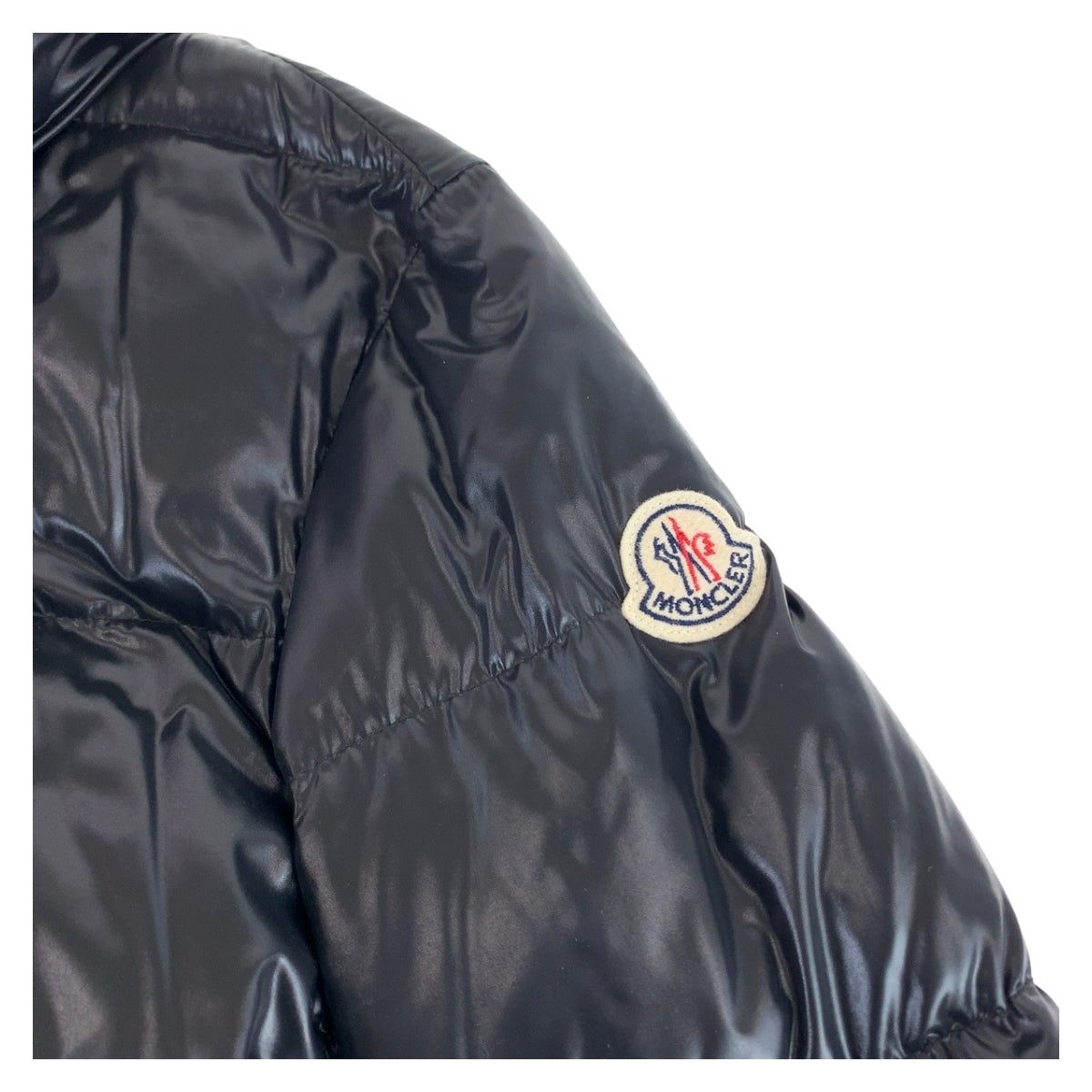 Moncler Jasminum Nylon Down Jacket Black Women in Great Condition