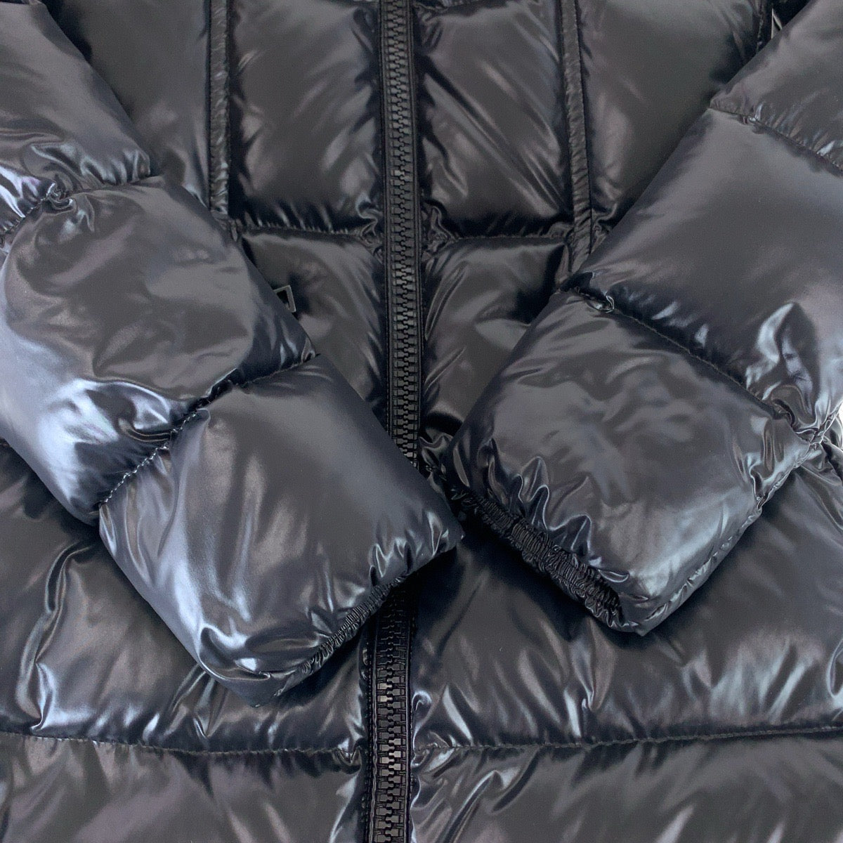 Moncler Jasminum Nylon Down Jacket Black Women in Great Condition