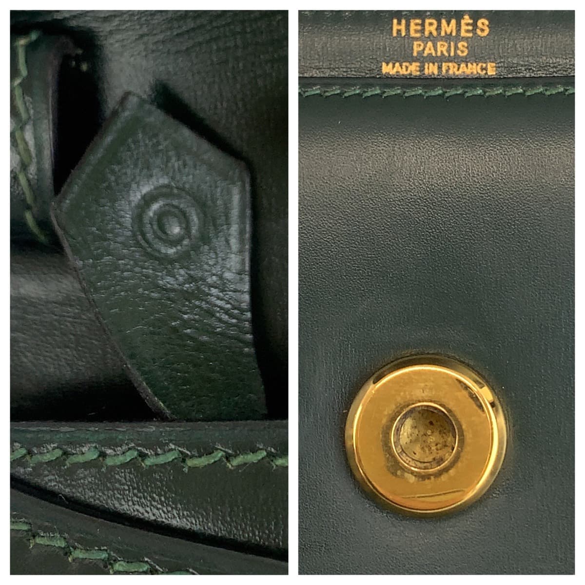 Hermes Vintage Tassel Box Calf 2WAY Bag