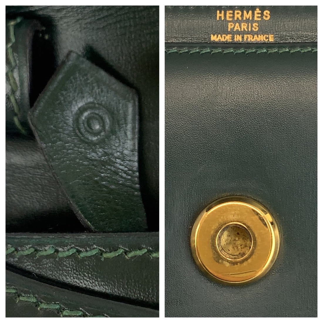 Hermes Vintage Tassel Box Calf 2WAY Bag