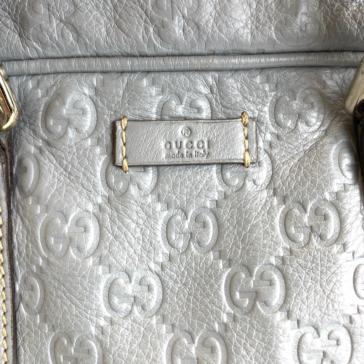 Gucci Leather Guccissima Briefcase