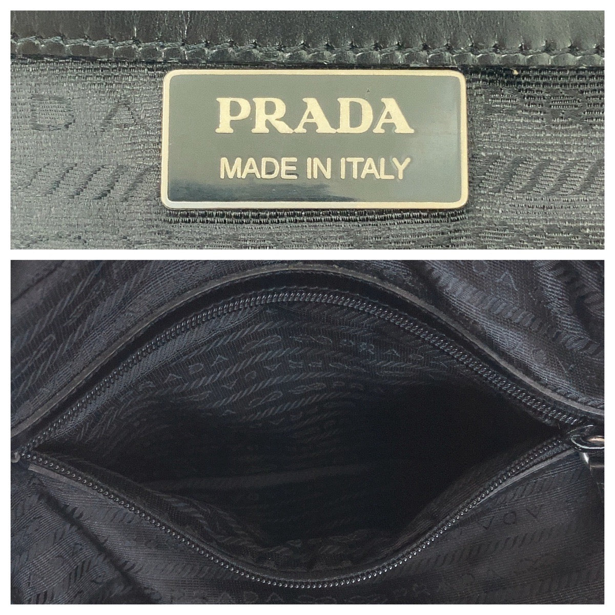 Prada Tessuto Nylon Shoulder Bag 407733 in Very Good Condition