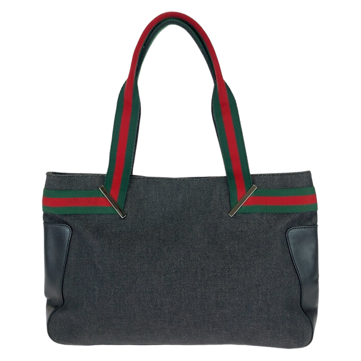 Gucci Denim/Leather Tote Bag