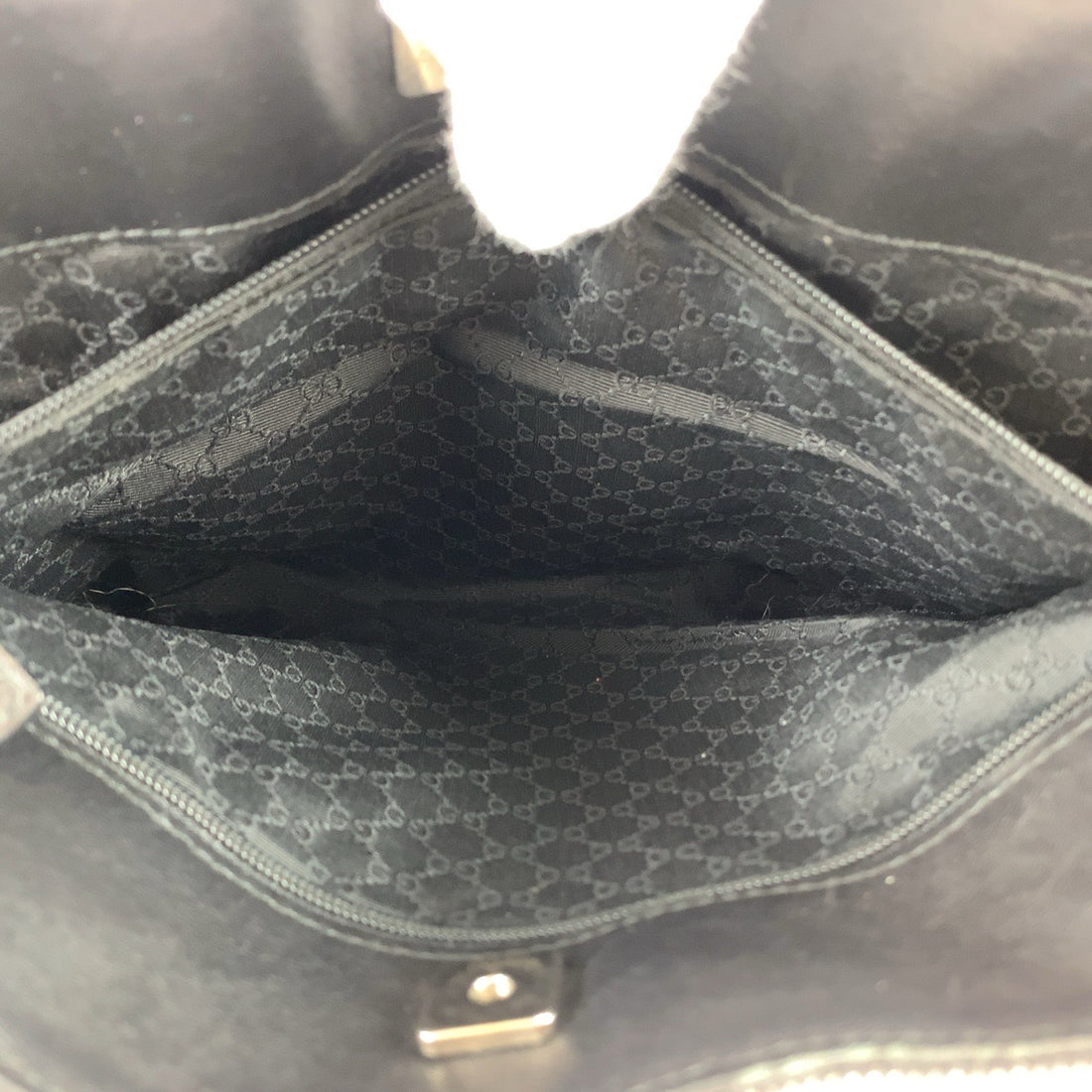 Gucci Denim/Leather Tote Bag