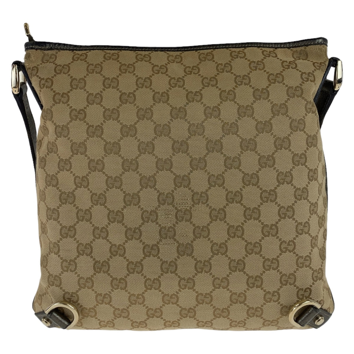 Gucci Abbey GG Canvas Leather Shoulder Bag