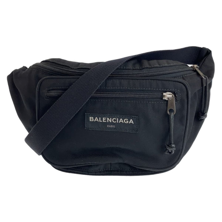 Balenciaga Explorer Nylon Waist Bag Black