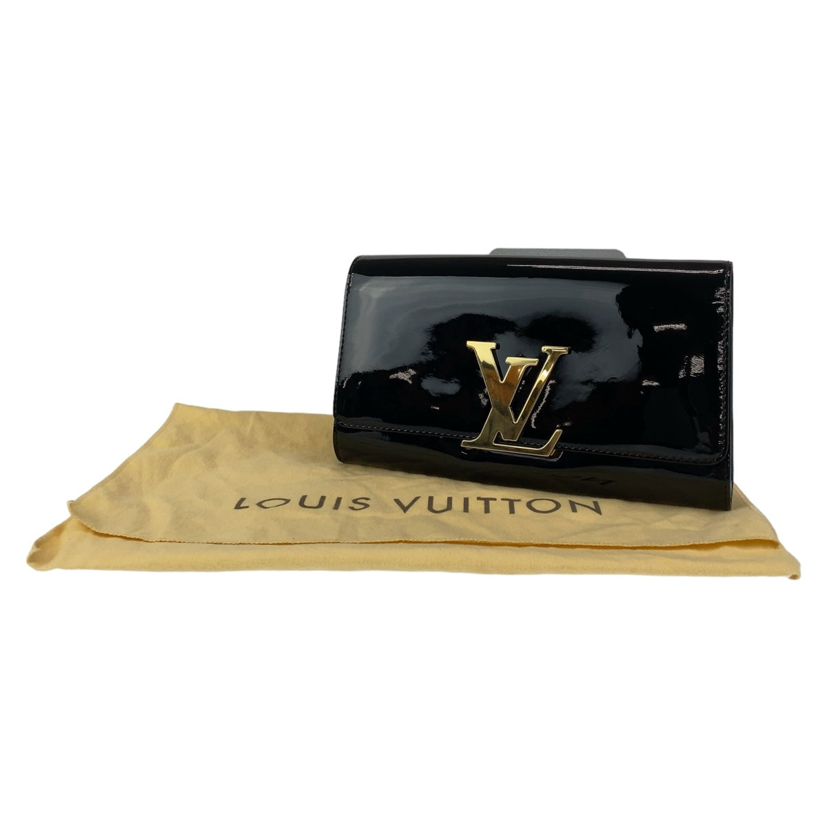 Louis Vuitton Vernis Pochette Louise EW Clutch