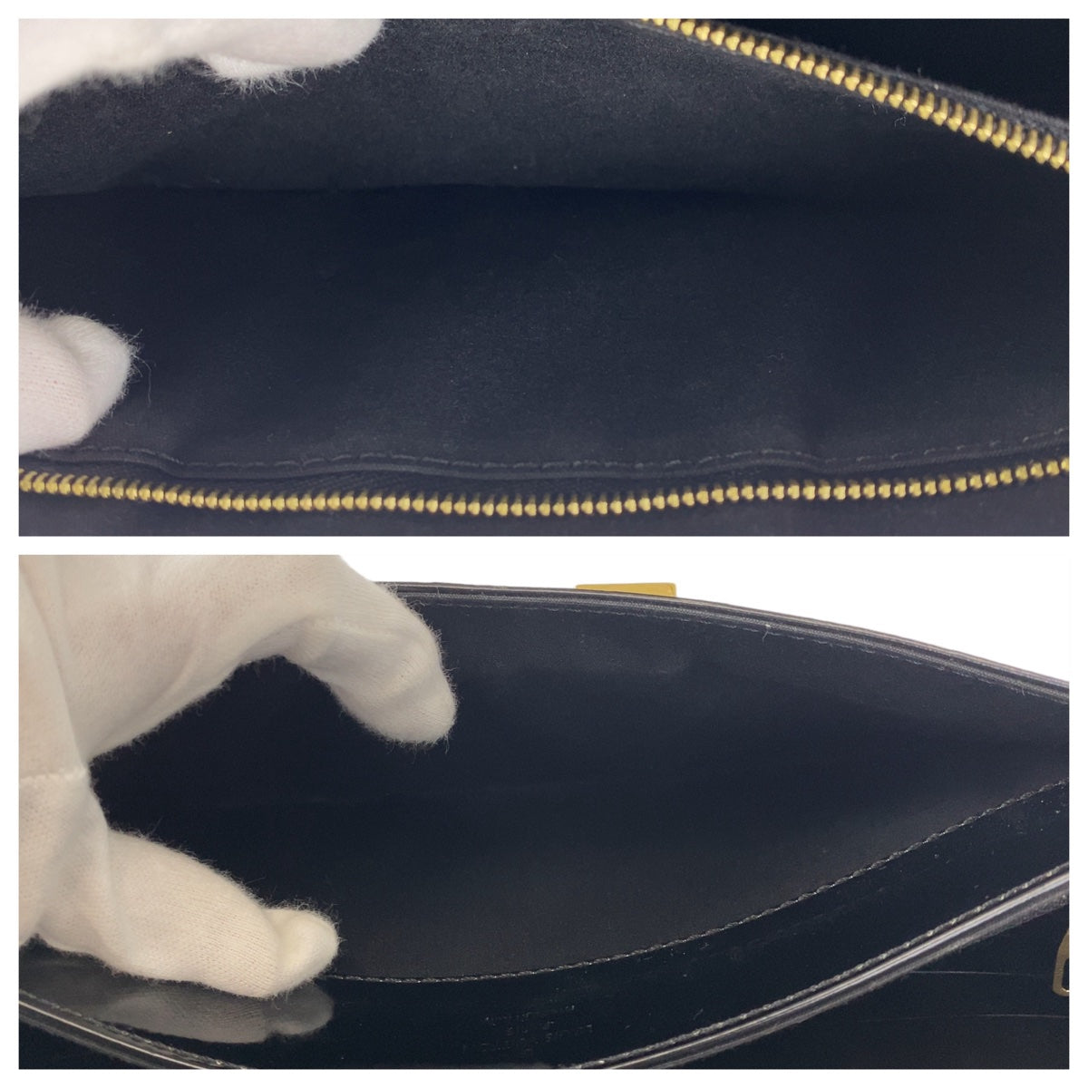 Louis Vuitton Vernis Pochette Louise EW Clutch