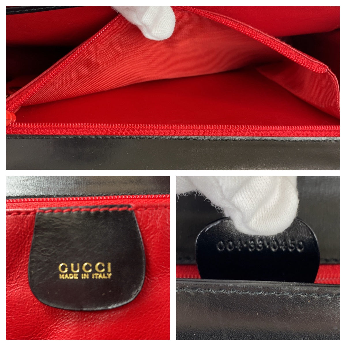 Gucci Vintage Lady Lock Leather Shoulder Bag