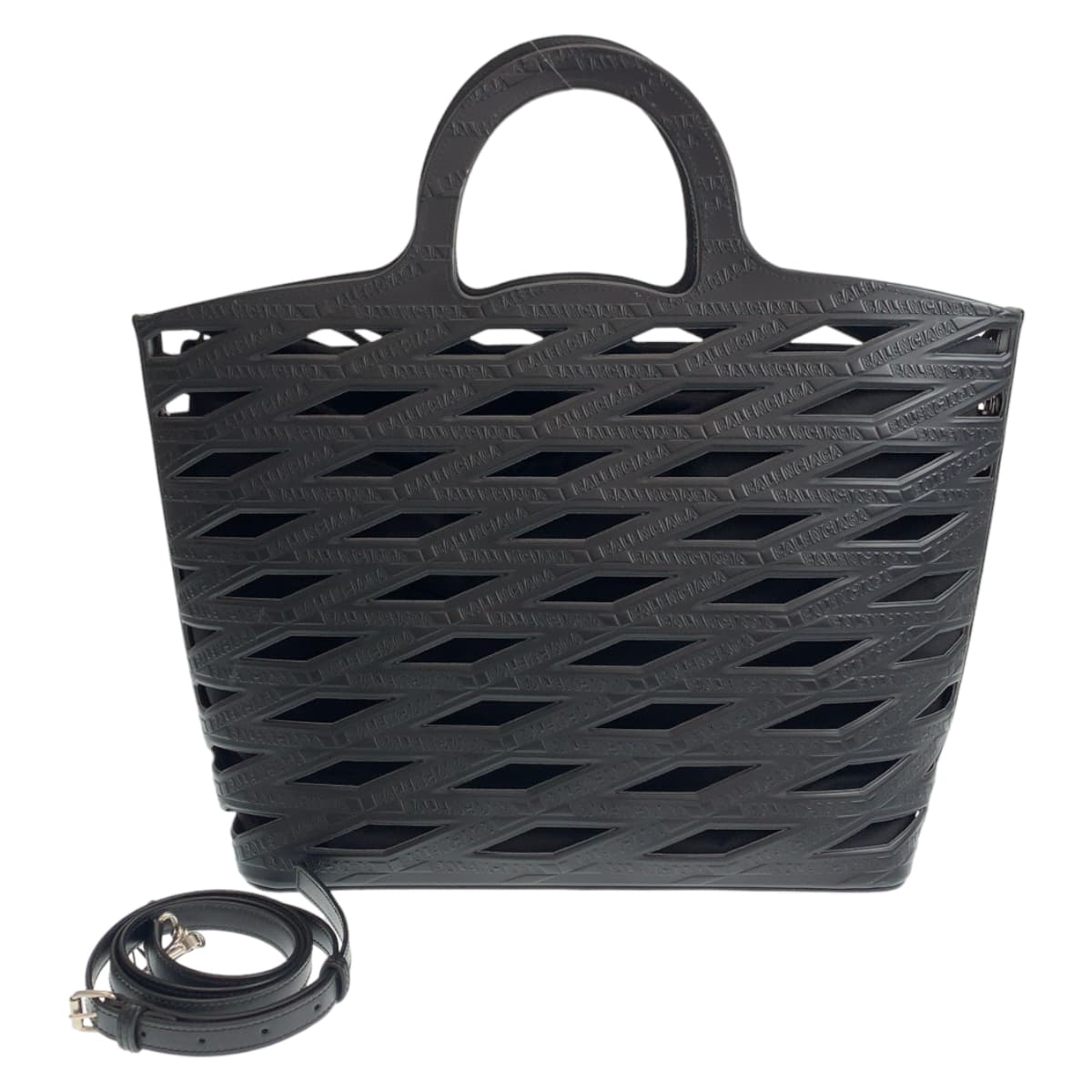 Balenciaga Neo Basket PVC Tote Bag 626111 in Excellent Condition