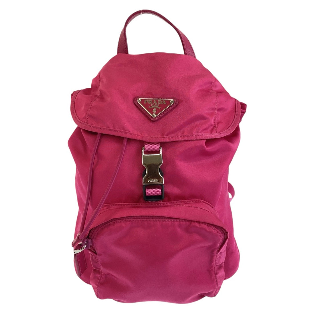 Prada Nylon Tessuto Logo Backpack