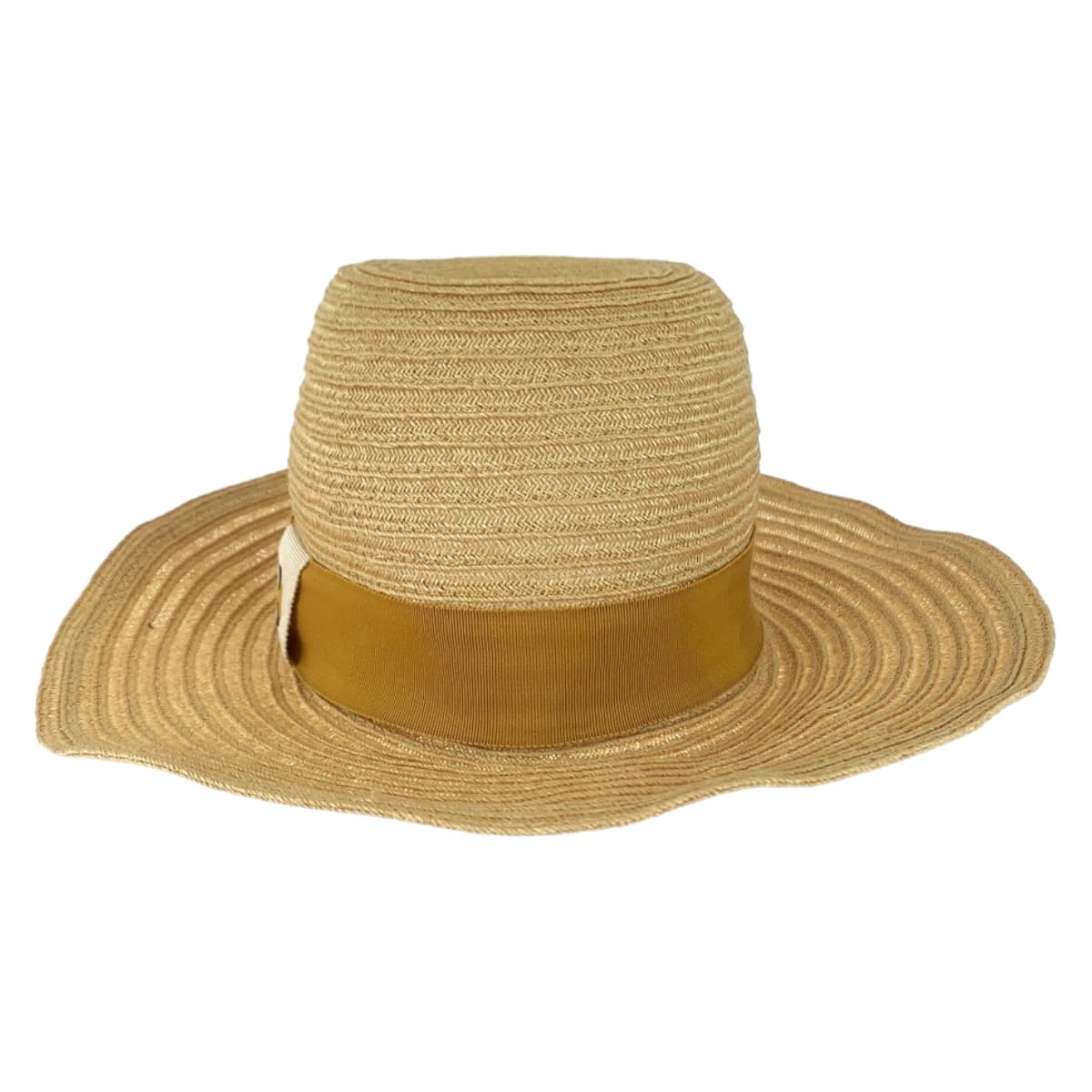 Hermes Linen Raffia Straw Hat 57