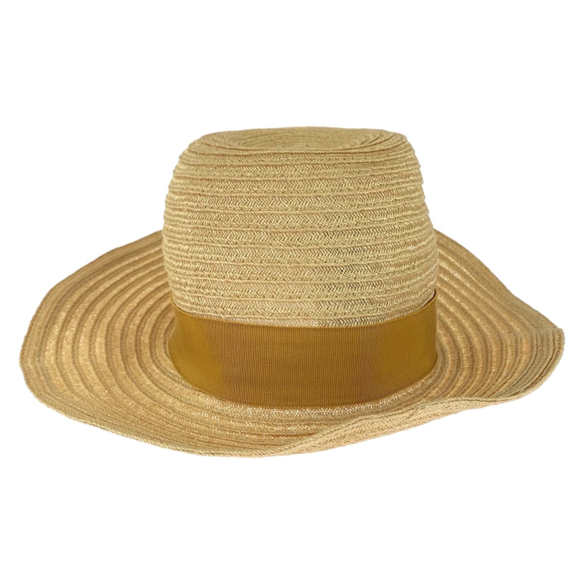 Hermes Linen Raffia Straw Hat 57